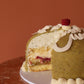 Pistachio Raspberry Princess Cake