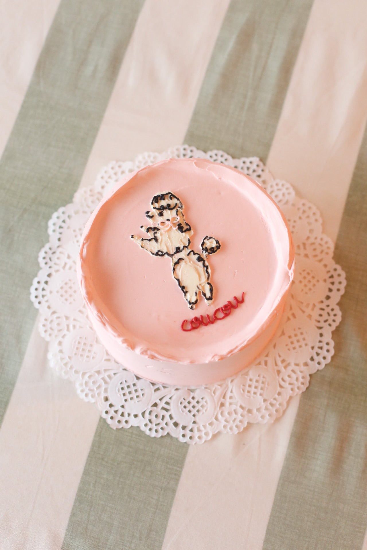 Poodle Cake