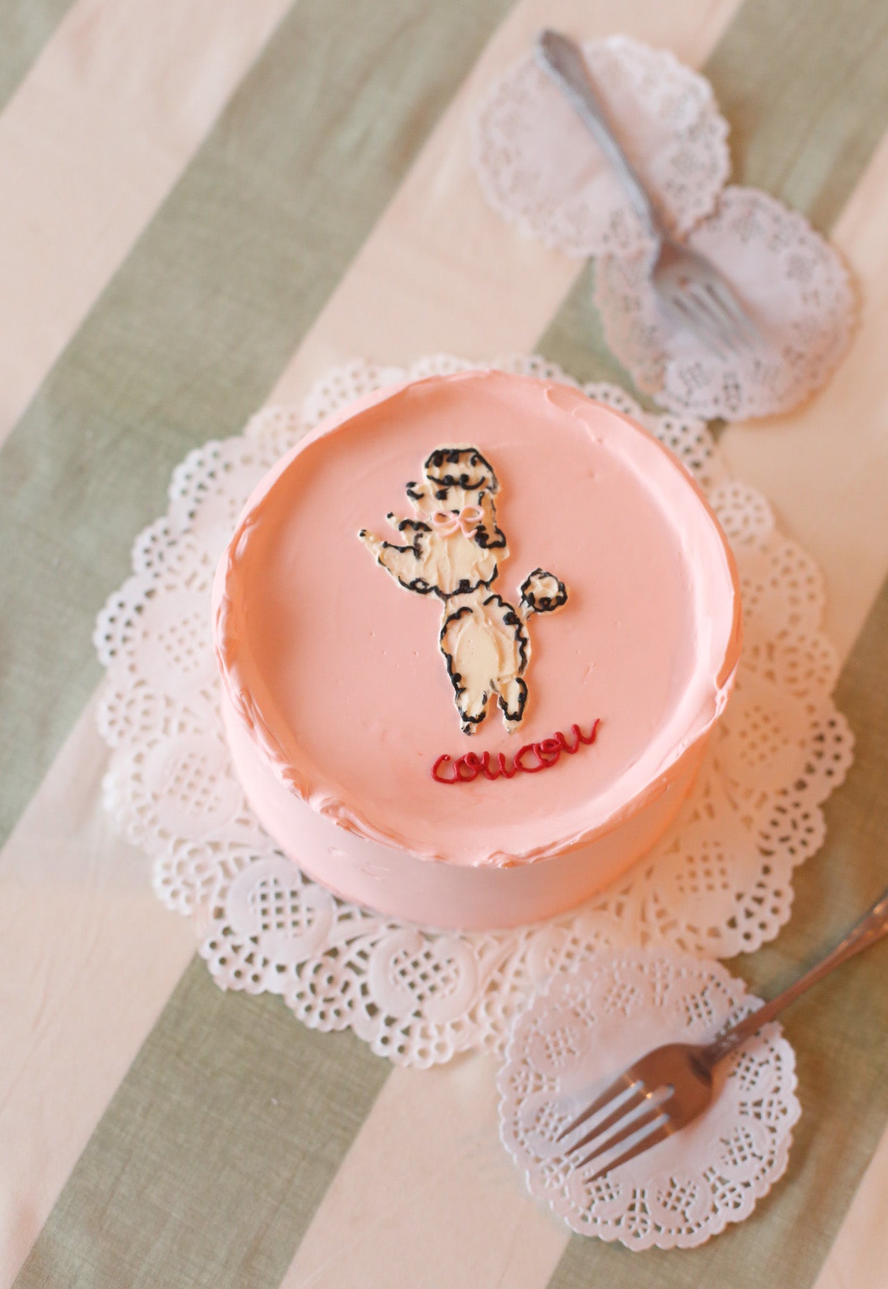 Poodle Cake